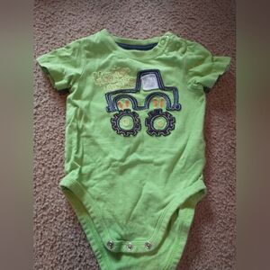 Jumping Beans Lime Green Baby Onesie